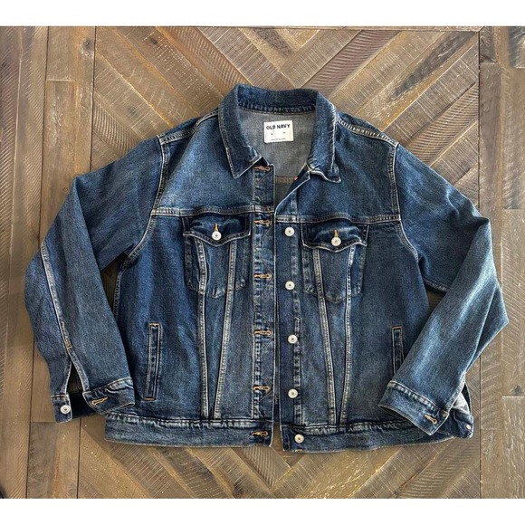 Old Navy Jackets & Blazers - Old Navy Womens XL Medium Wash Denim Jean Jacket
